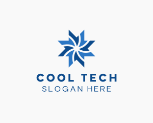 Star Cooling Air Conditioning  logo design