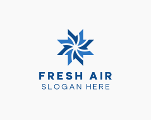 Star Cooling Air Conditioning  logo design