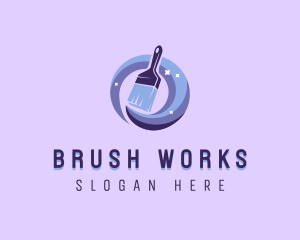 Painting Paint Brush logo