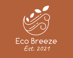 Autumn Breeze Leaf logo design