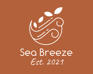 Autumn Breeze Leaf logo design