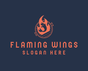 Fire Fish Cuisine logo design