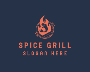 Fire Fish Cuisine logo design