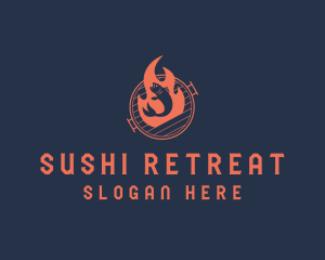 Fire Fish Cuisine logo design