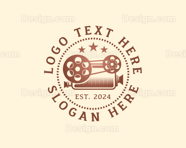 Movie Film Camera Logo