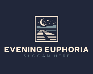 Evening Road Travel logo design