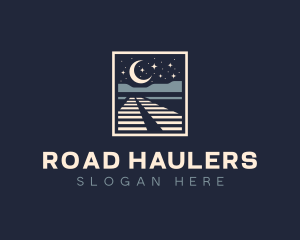 Evening Road Travel logo design