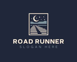 Evening Road Travel logo design