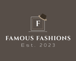 Rustic Fashion Hat logo design