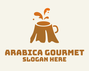 Orange Volcano Coffee logo