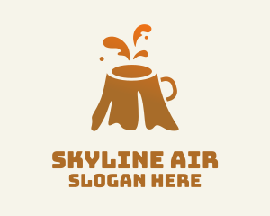 Orange Volcano Coffee logo