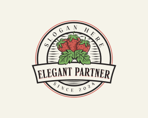 Homegrown Organic Strawberry Logo