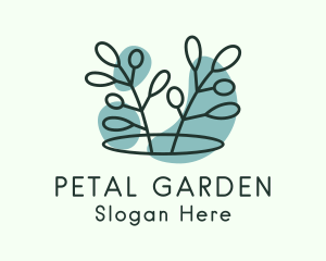 Spa Leaf Farm logo design