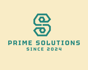 Digital Letter S Line Business Logo