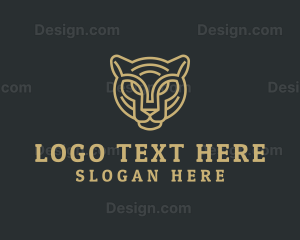 Safari Tiger Animal Logo