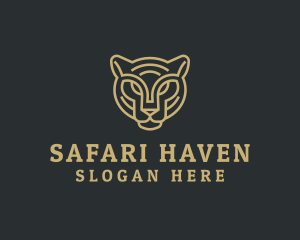 Safari Tiger Animal logo design