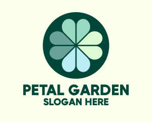 Green Clover Leaves logo design