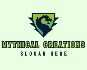 Gaming Dragon Shield logo design