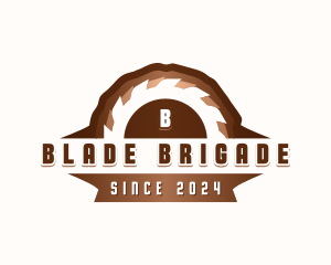 Saw Blade Woodwork logo design