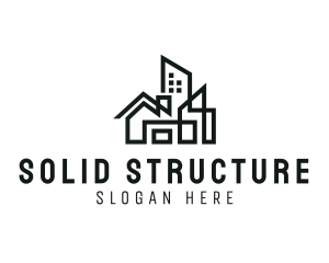 Structure Building Contractor logo design