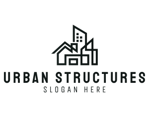 Structure Building Contractor logo design