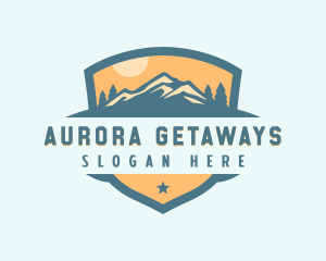 Outdoor Mountain Getaway logo design