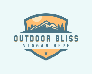 Outdoor Mountain Getaway logo design