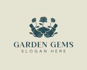 Flower Planting Gardener logo