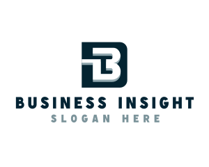 Business Consult Letter B logo design