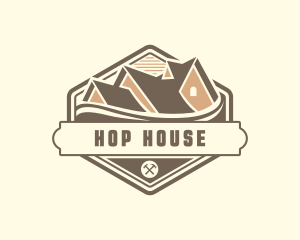 House Roof Repair logo design