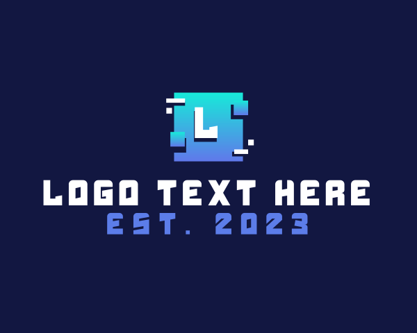 Pixel Art logo example 1