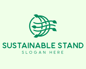 Globe Organic Sustainability logo design