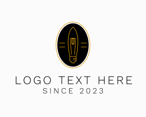 Light Bulb Badge logo