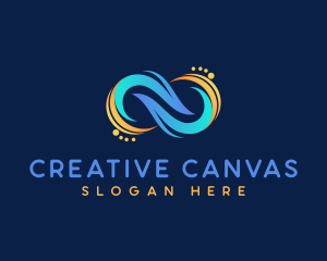 Fintech Creative Loop logo design