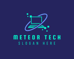 Digital Tech Laptop logo design