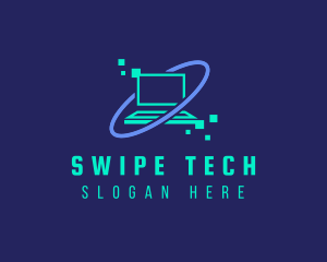 Digital Tech Laptop logo design