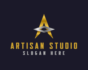 Star Entertainment Agency Letter A logo design