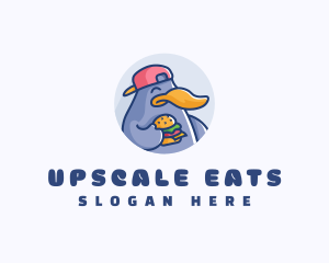 Platypus Burger Hamburger logo design