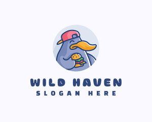 Platypus Burger Hamburger logo design