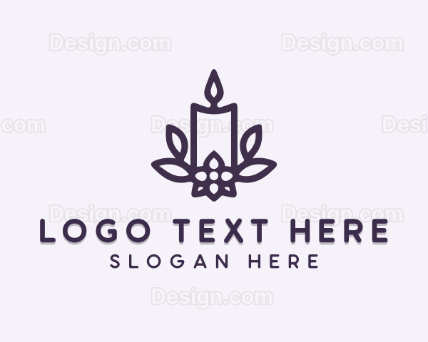 Floral Scented Candle Logo