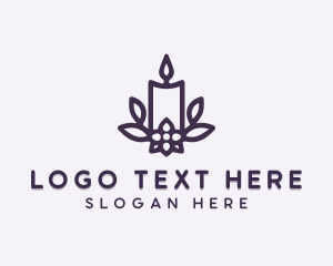 Floral Scented Candle logo