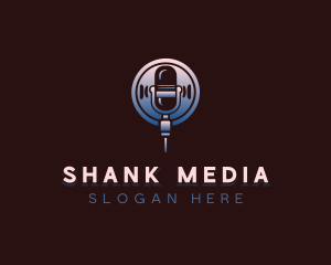 Media Podcast Radio logo design