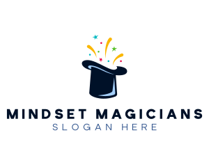 Magic Top Hat Performer logo design