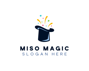 Magic Top Hat Performer logo design