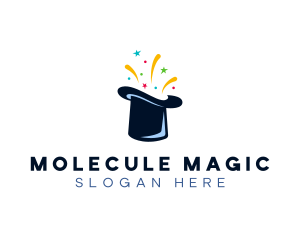 Magic Top Hat Performer logo design