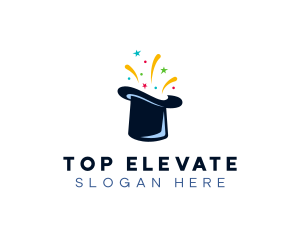 Magic Top Hat Performer logo design