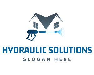 House Water Cleaning logo design