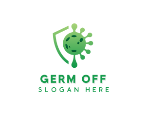 Germ Virus Protection logo design