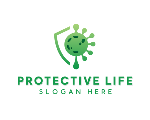 Germ Virus Protection logo design