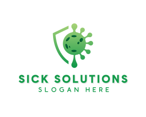 Germ Virus Protection logo design